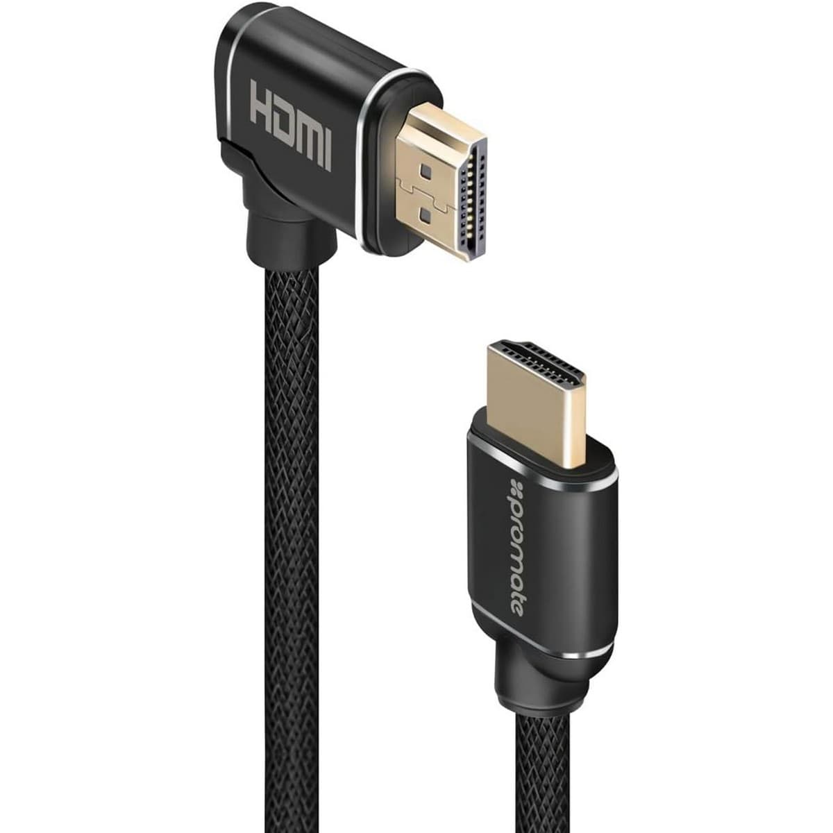 بروميت كابل HDMI بزاوية قائمة بدقة 4K Ultra HD