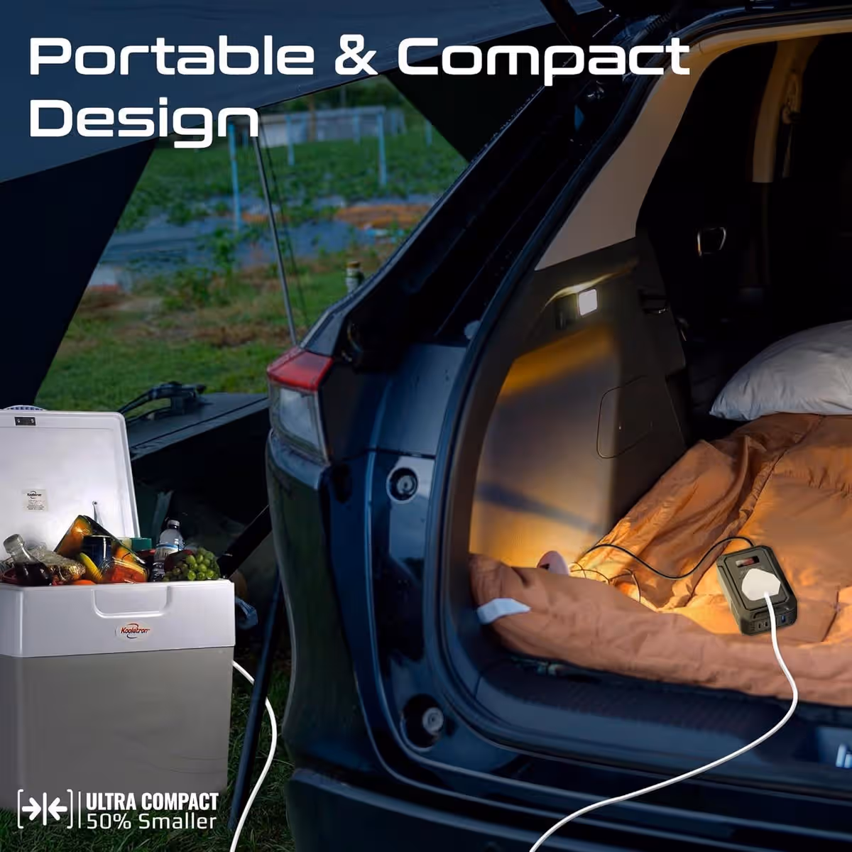 Promate 200W 5-in-1 DC to AC Adapter Car Power Inverter