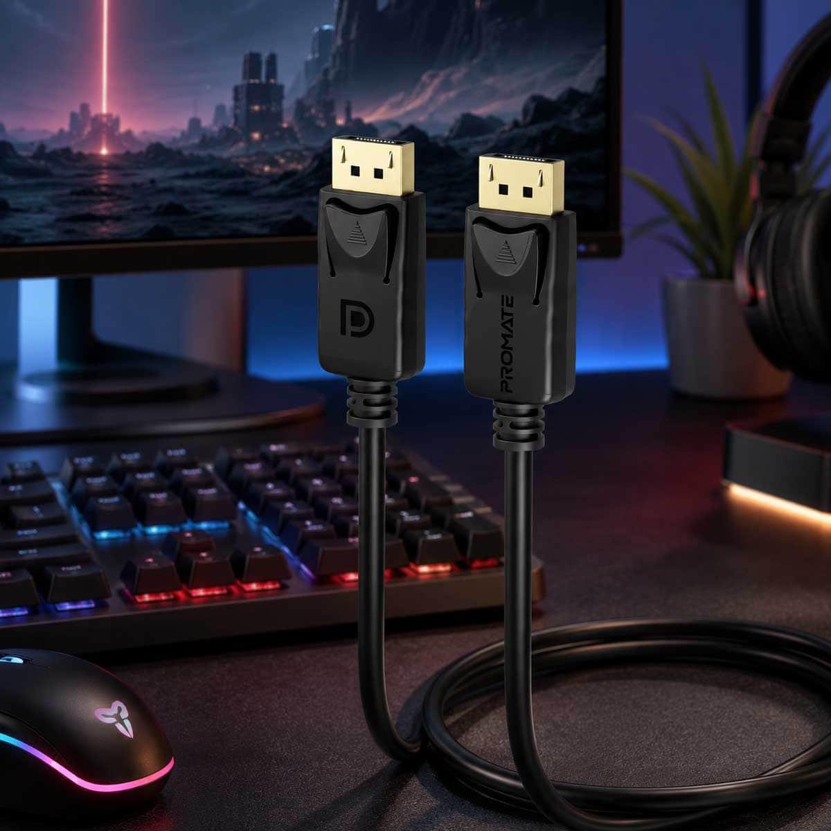 Promate 8K 60Hz DisplayPort Cable