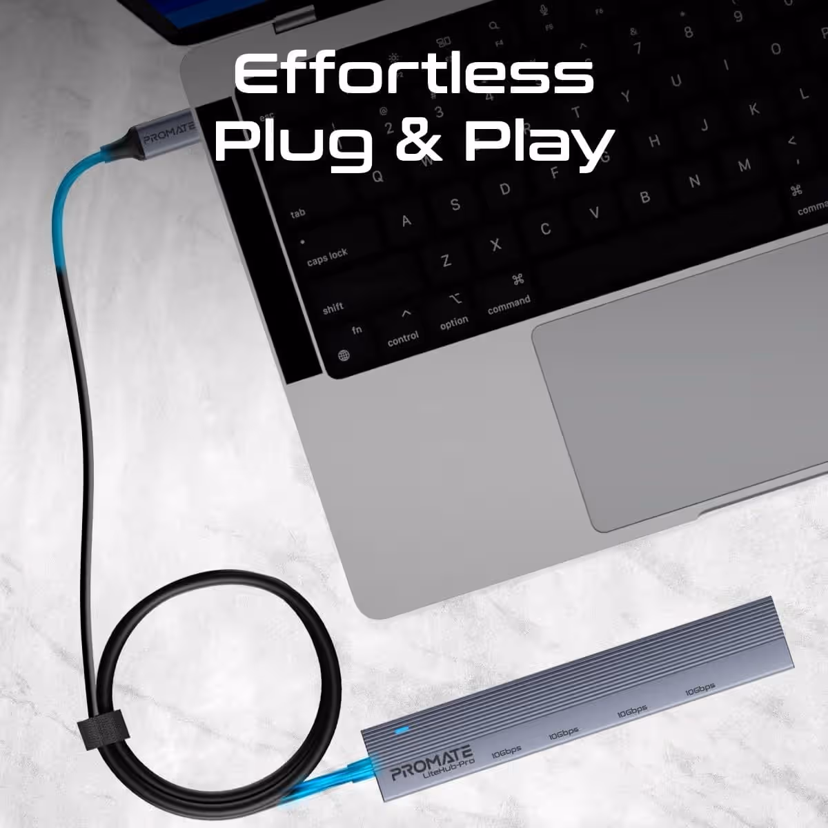 Promate 4-in-1 Multi-Display USB-C Hub