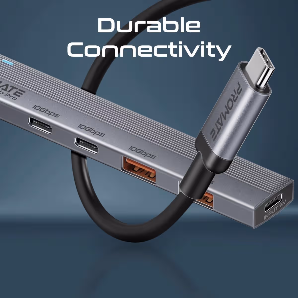 Promate 4-in-1 Multi-Display USB-C Hub