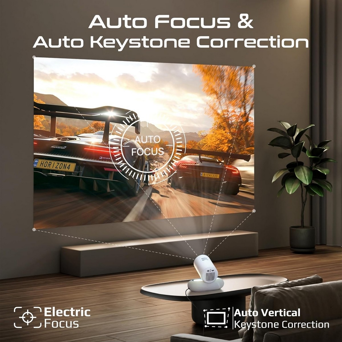 بروميت جهاز عرض LCD لاسلكي صغير بدقة 4K