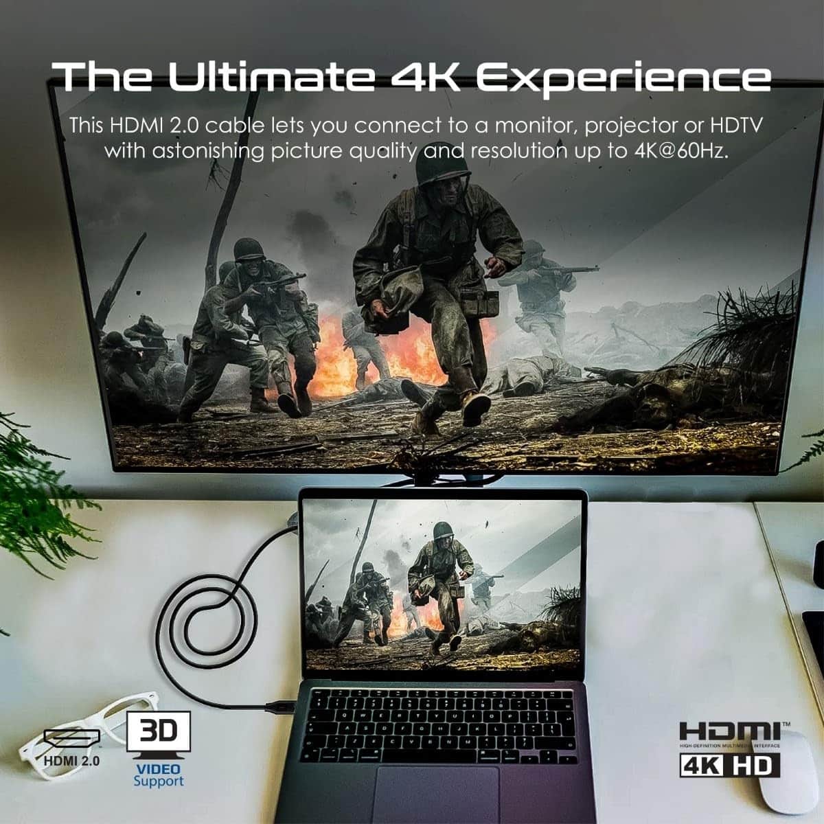 Promate Pro Link 4K 60Hz HDMI 2.0 Cable