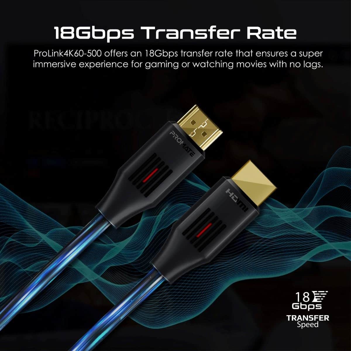 Promate Pro Link 4K 60Hz HDMI 2.0 Cable
