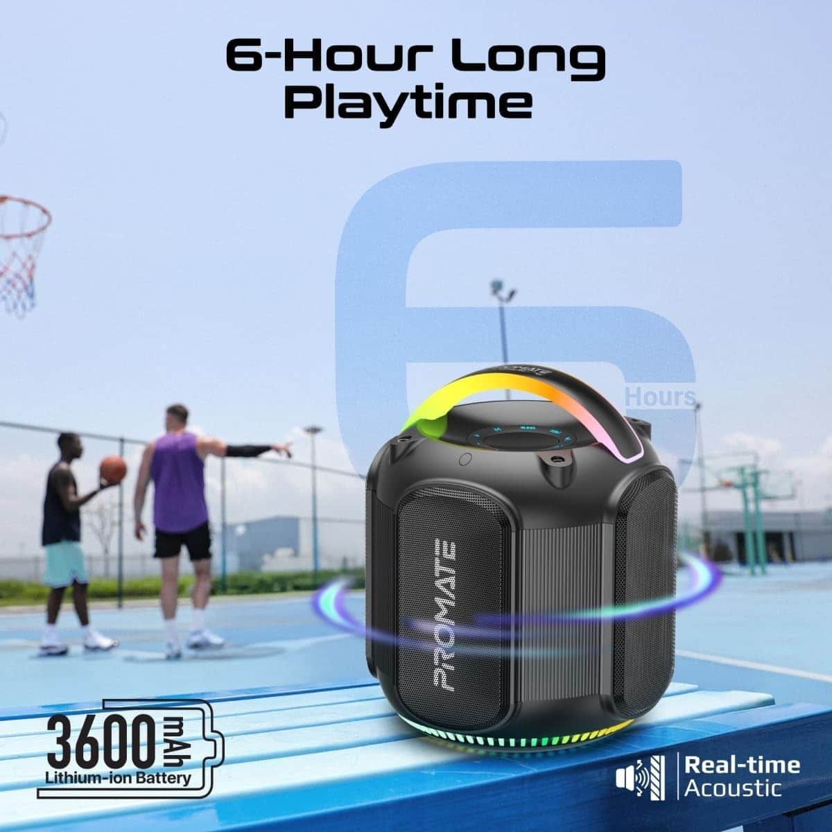 Promate 80W TWS Outdoor Bluetooth Speaker