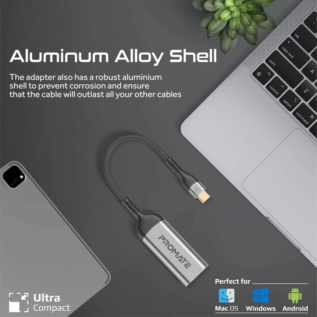 Promate 8K 60Hz USB-C to HDMI Adapter