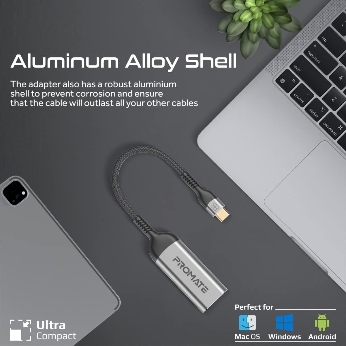 Promate 8K 60Hz USB-C to HDMI Adapter