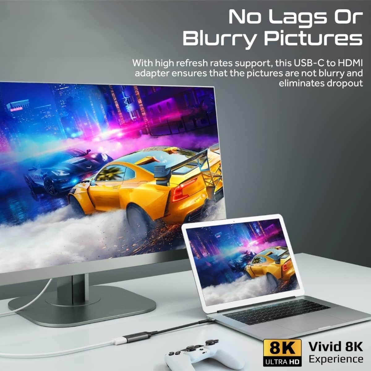 Promate 8K 60Hz USB-C to HDMI Adapter