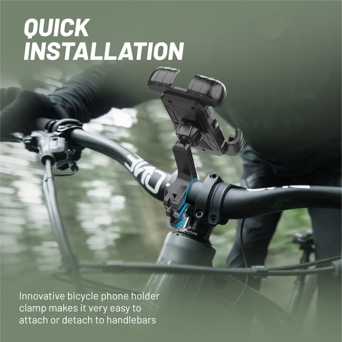 Promate BikeMount-2 Universal Bicycle Phone Mount