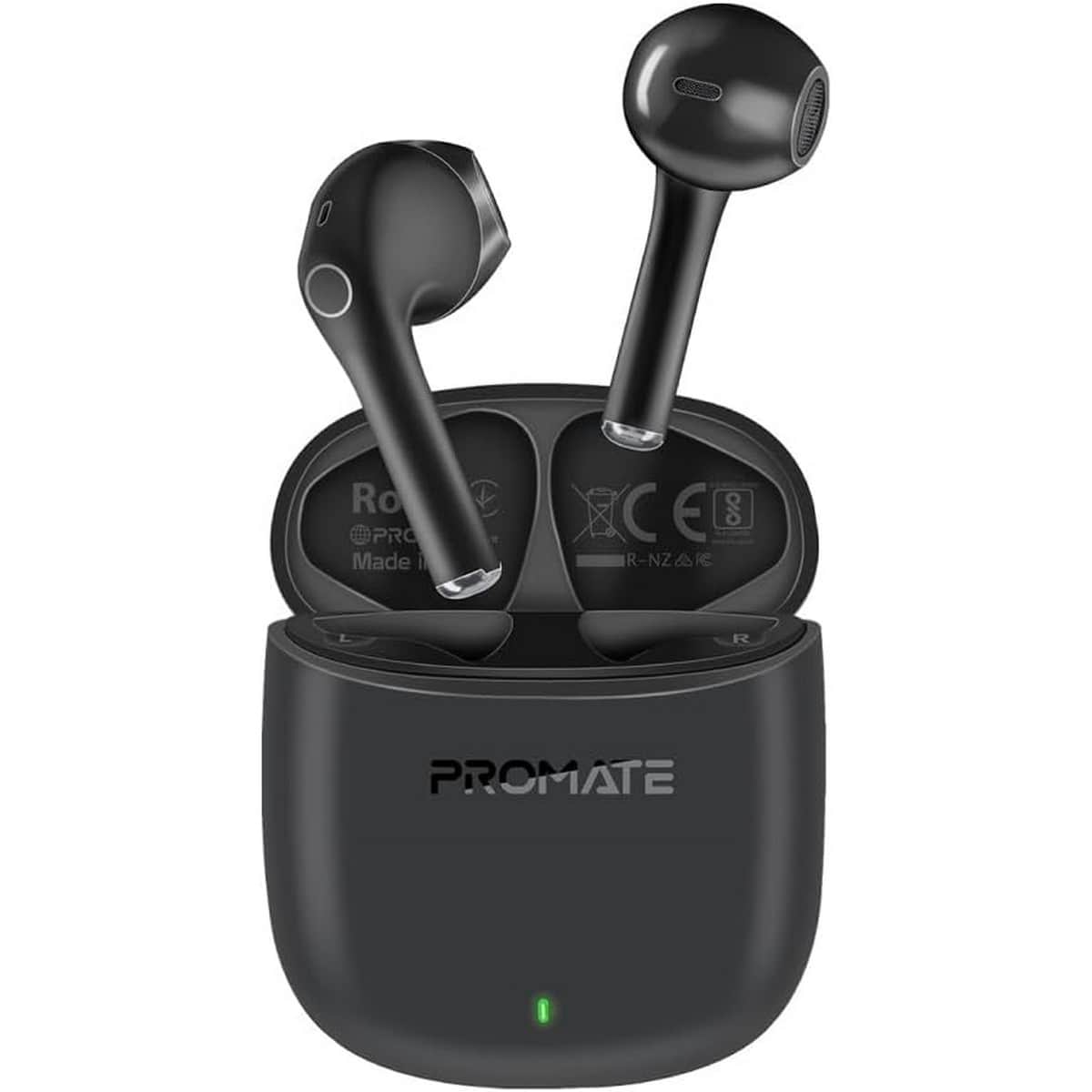 Promate Black ENC True Wireless Earbuds