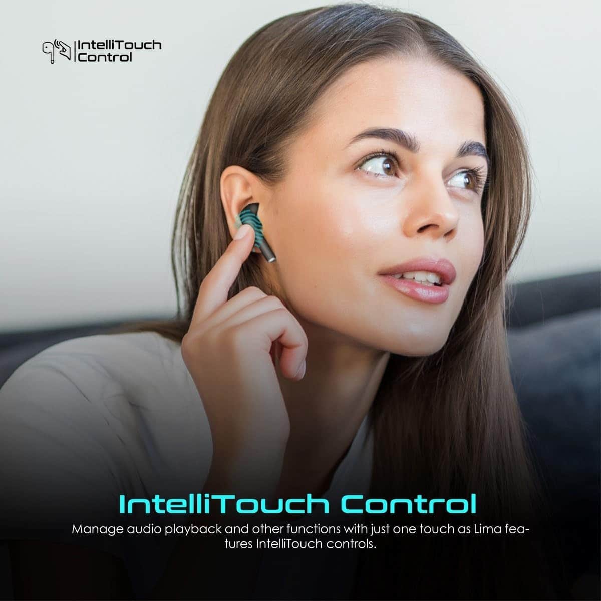 Promate Black ENC True Wireless Earbuds
