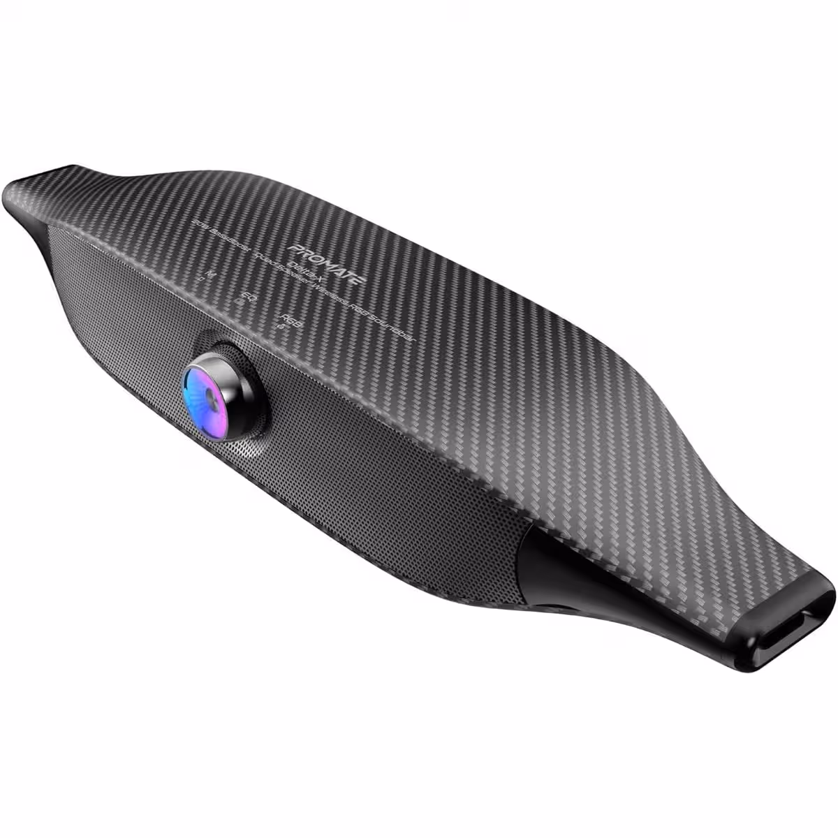 Promate Black Titanium 20W HD Stereo Bluetooth Speaker
