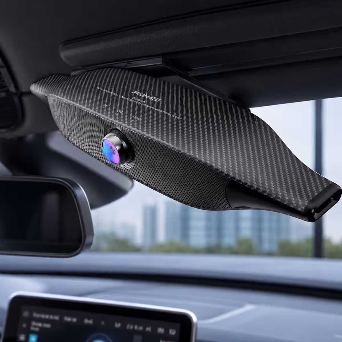Promate Black Titanium 20W HD Stereo Bluetooth Speaker
