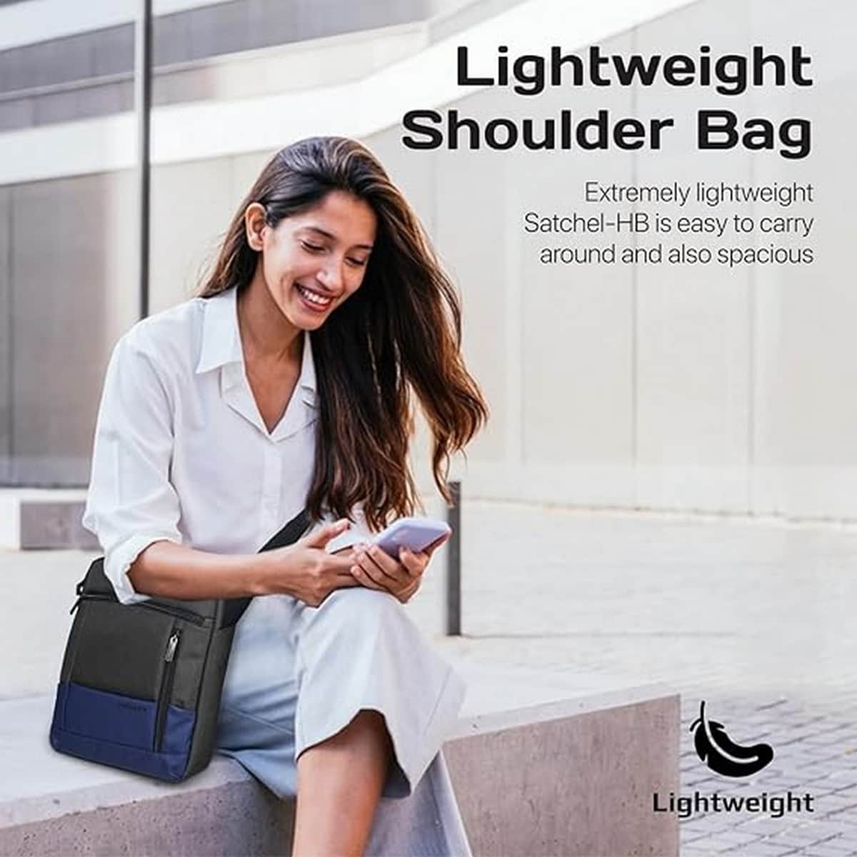 Promate 13" Lightweight Laptop & Tablet Shoulder Handbag