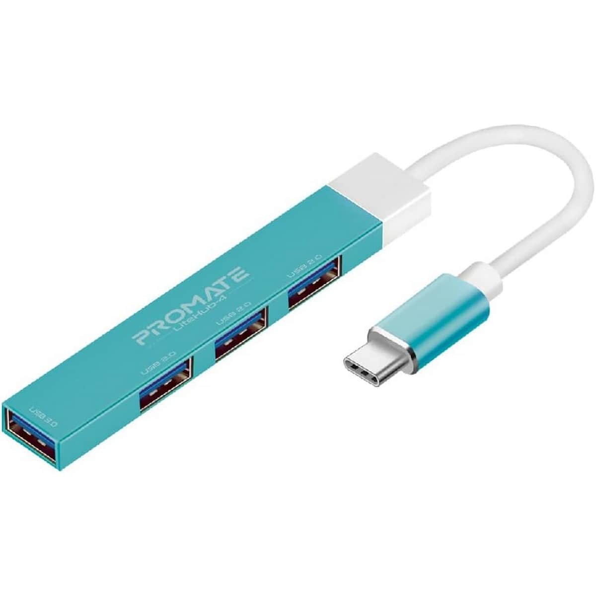 Promate LiteHub-4 4-in-1 USB-C Hub