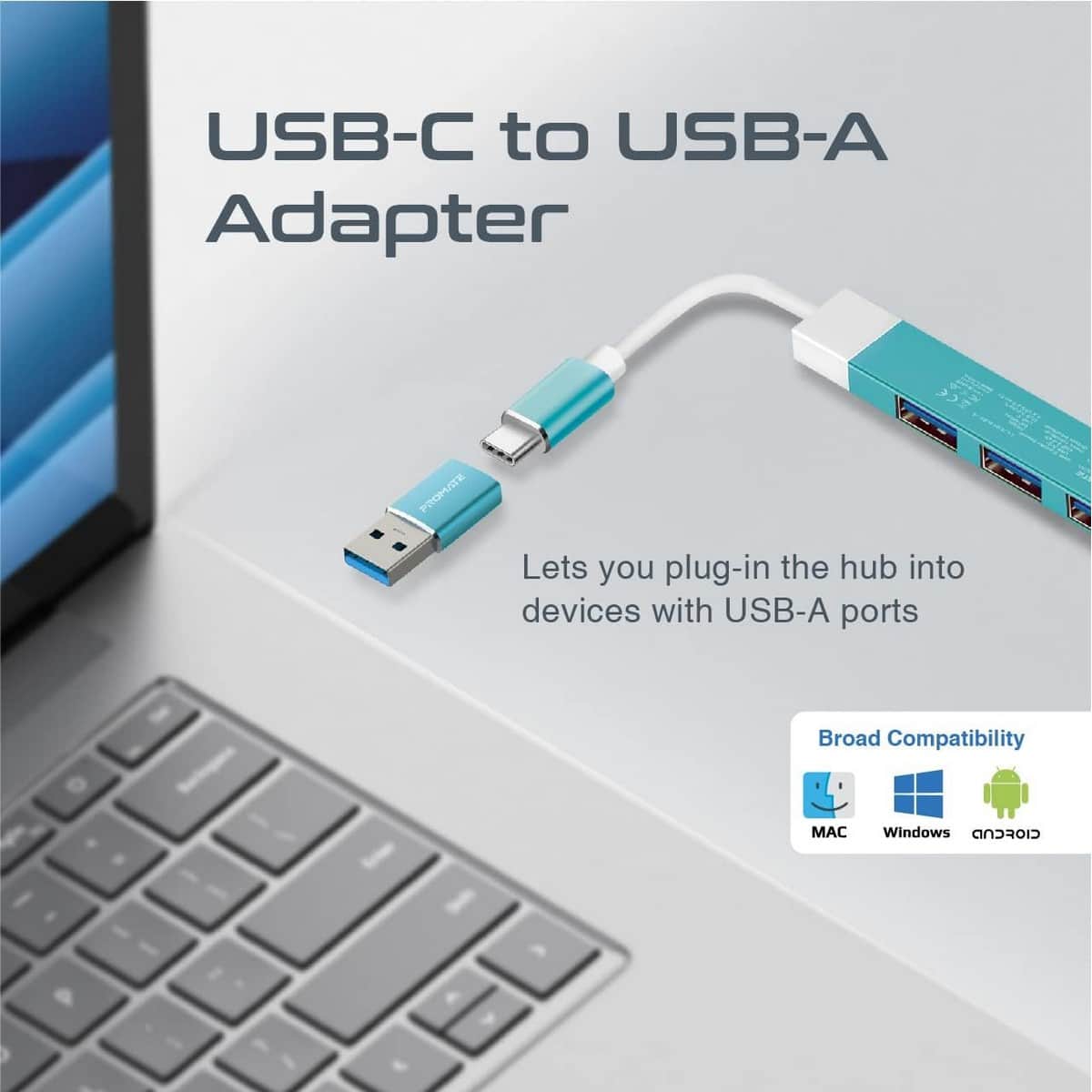 Promate LiteHub-4 4-in-1 USB-C Hub