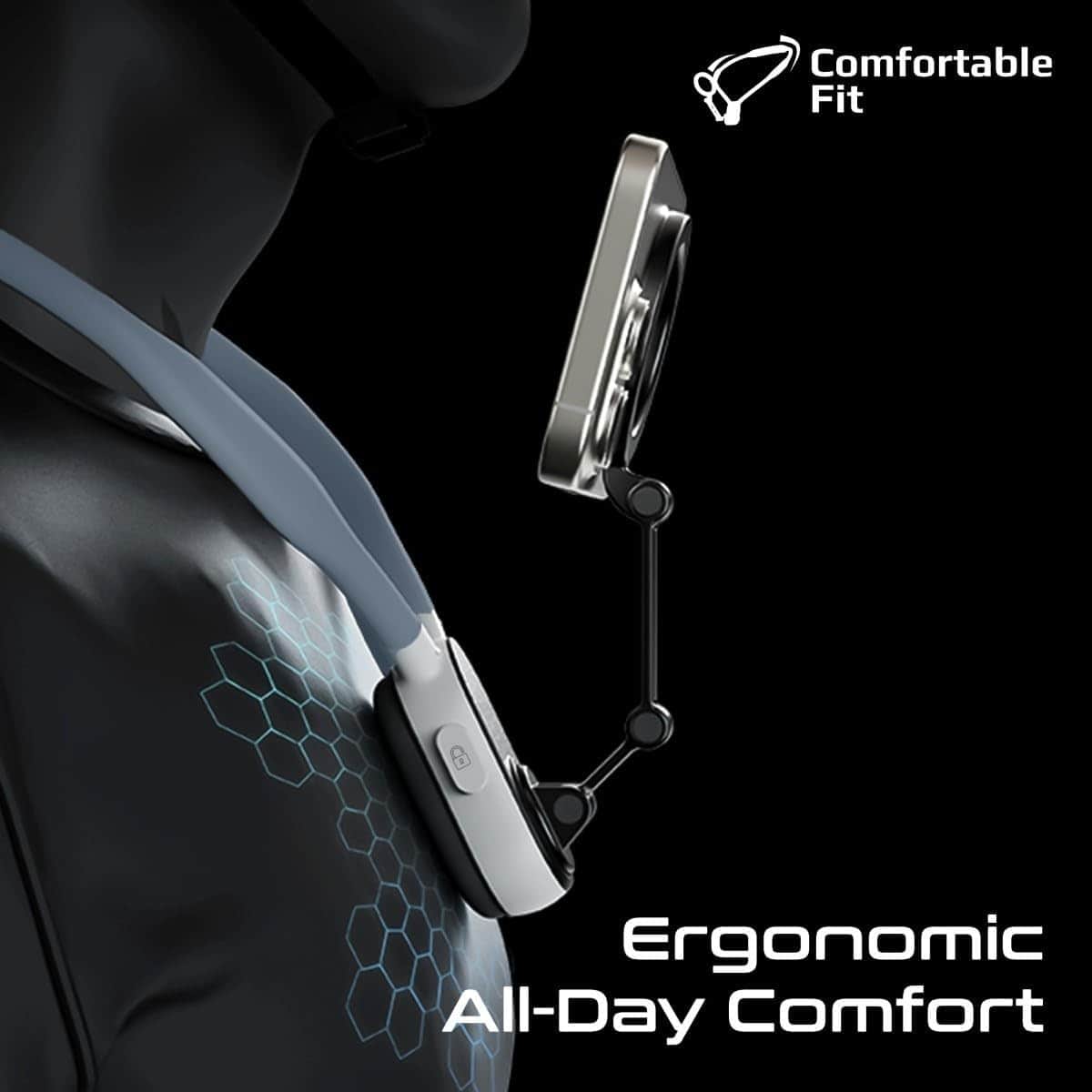 Promate MagSafe 360 Degree Flexible Neckband Phone Holder