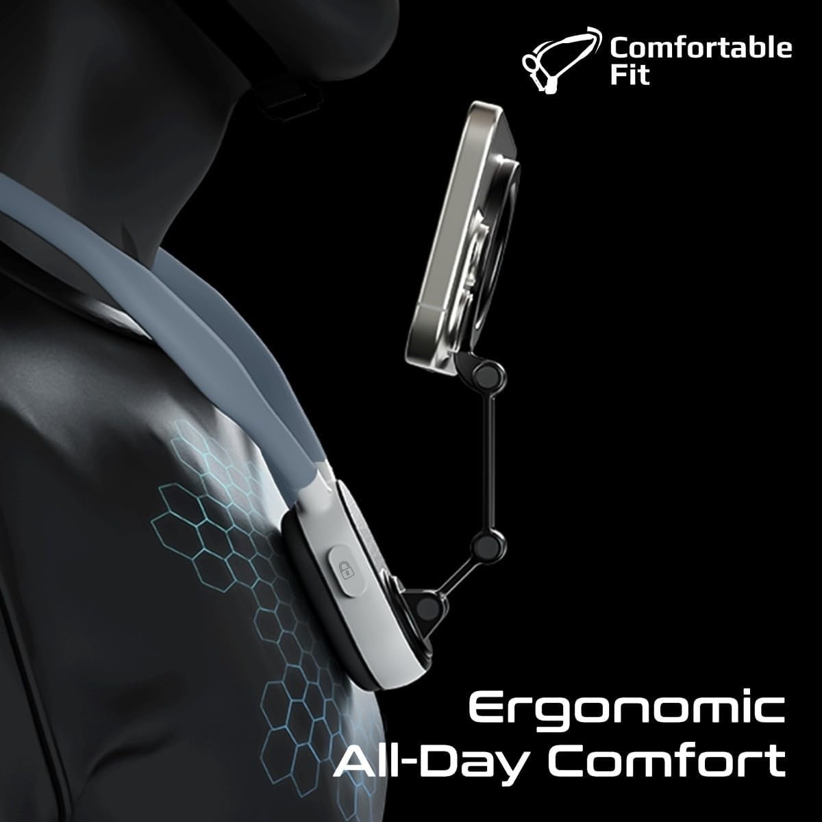 Promate MagSafe 360 Degree Flexible Neckband Phone Holder