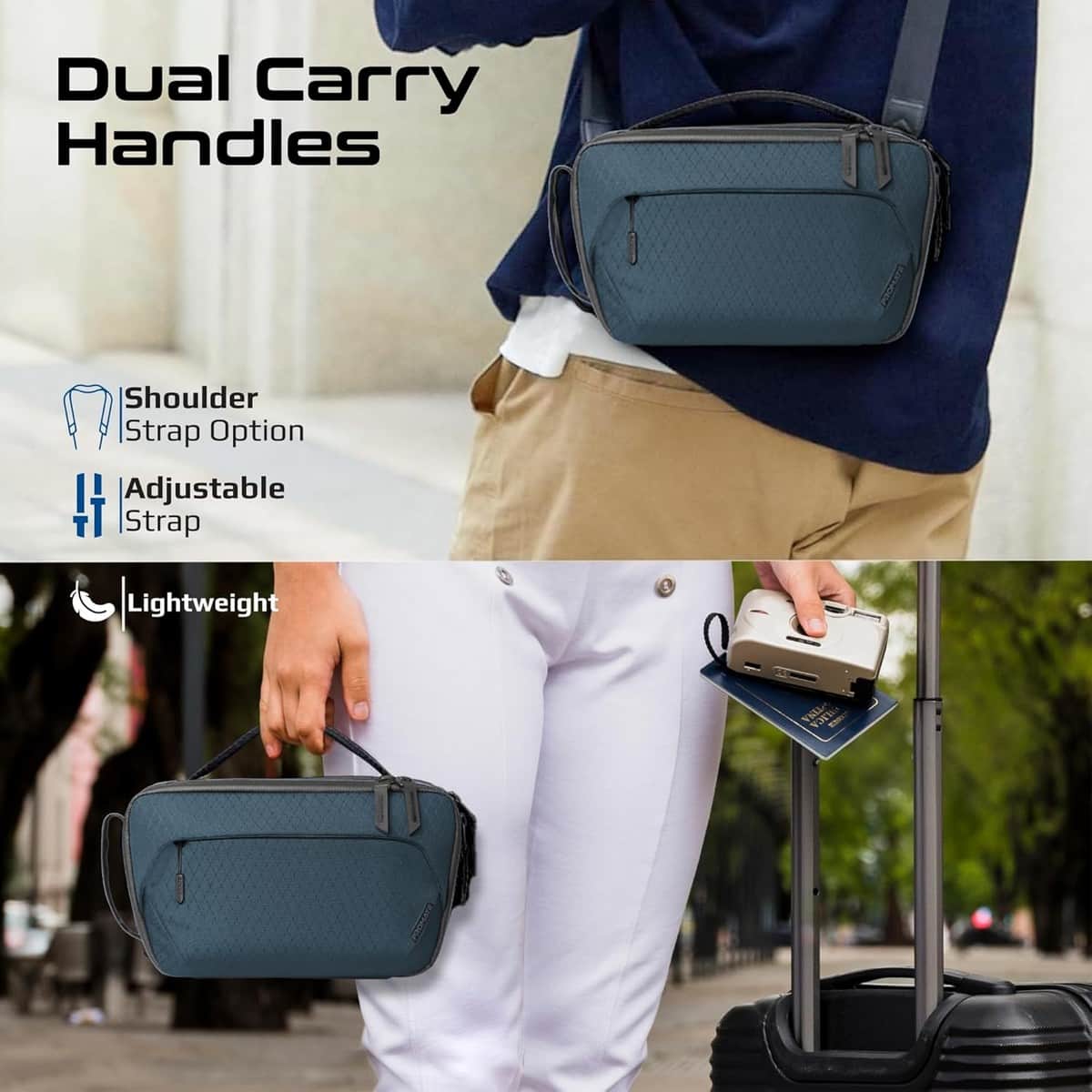 Promate Versatile Tech Essential Organizer Pouch Bag