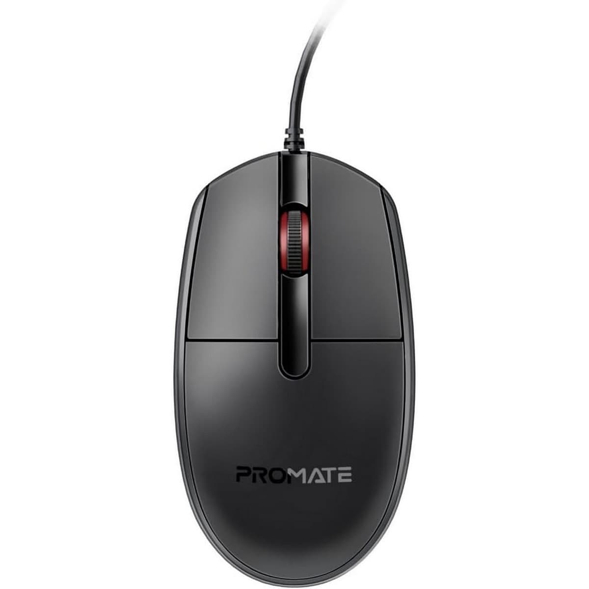 Promate CM-1200 Ambidextrous Wired Optical Mouse