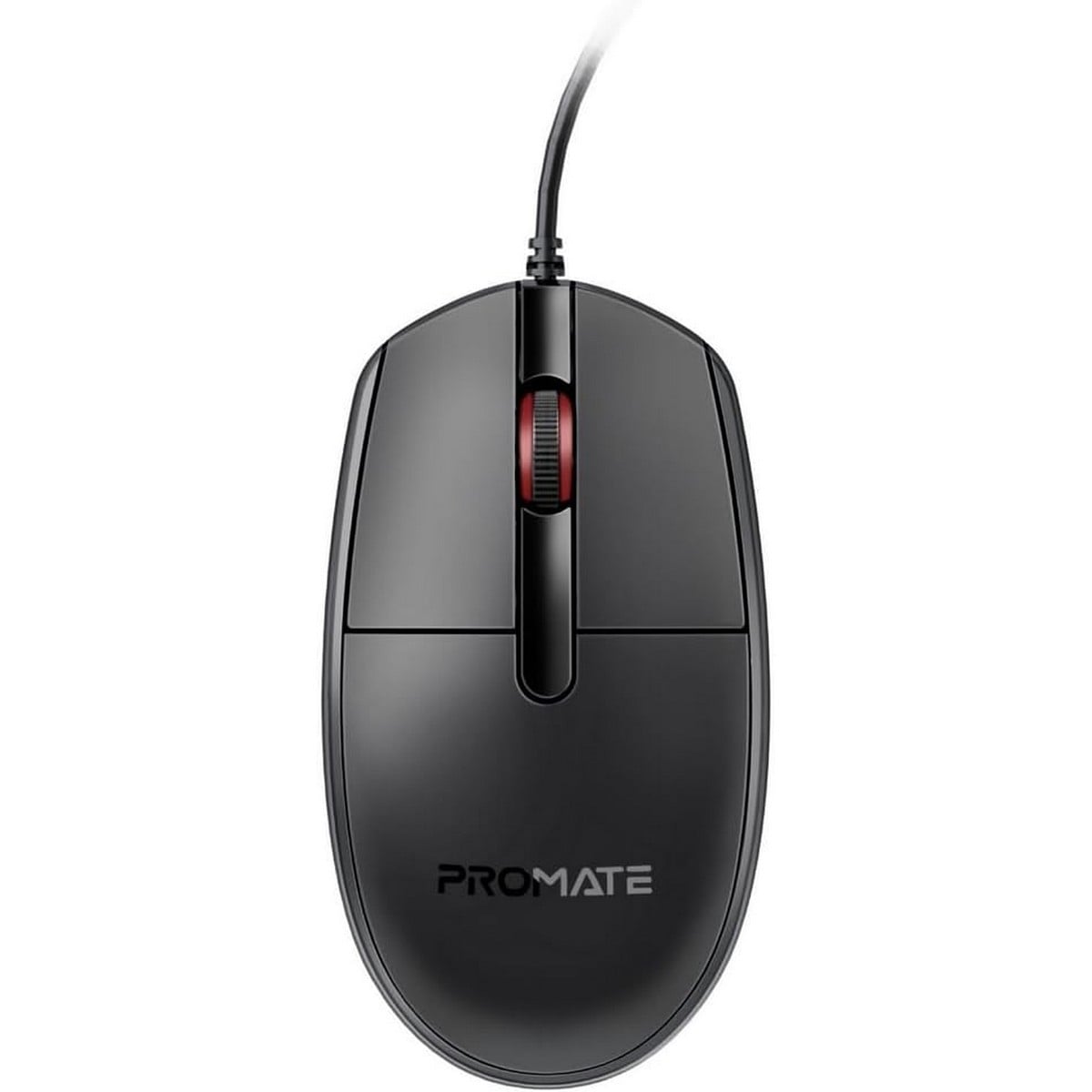 Promate CM-1200 Ambidextrous Wired Optical Mouse