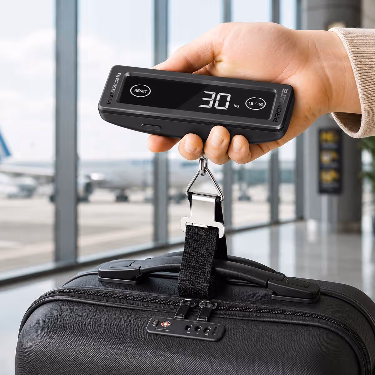 Promate Compact Touch Screen Digital Luggage Scale