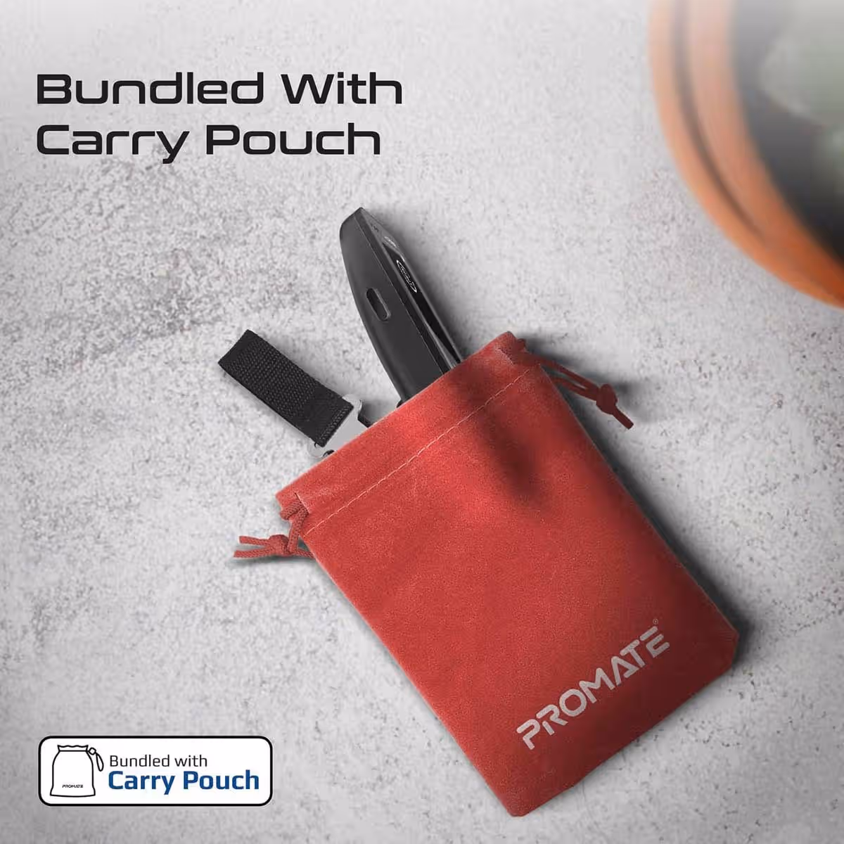 Promate Compact Touch Screen Digital Luggage Scale