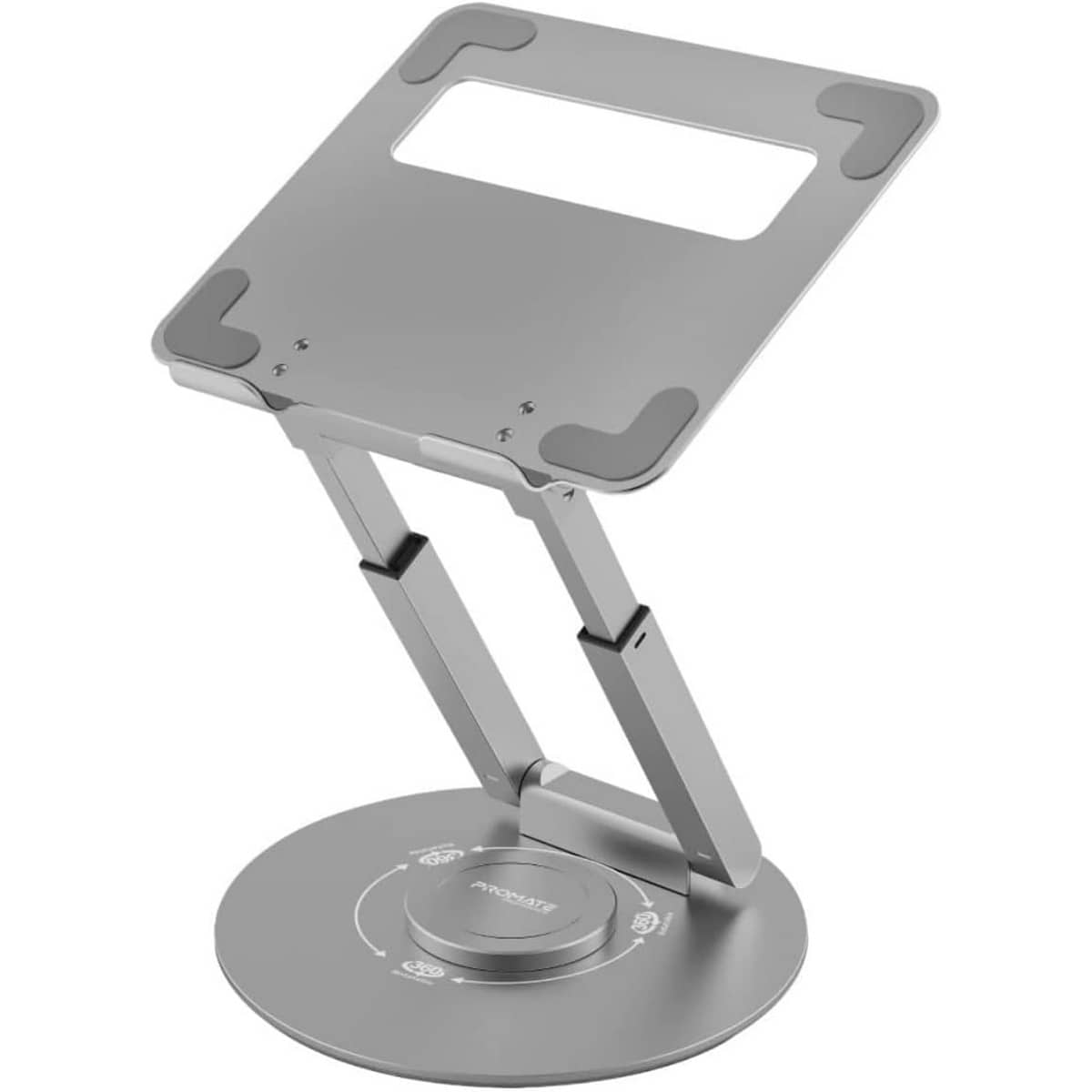 Promate DeskMate-6 360-Degree Rotatable Aluminum Laptop Stand