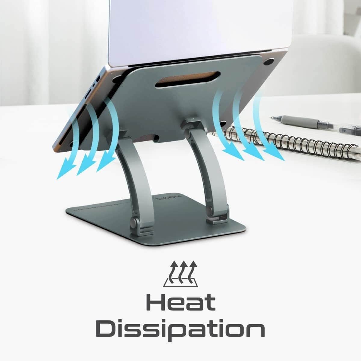 Promate DeskMate-7 Portable Aluminum Laptop Stand