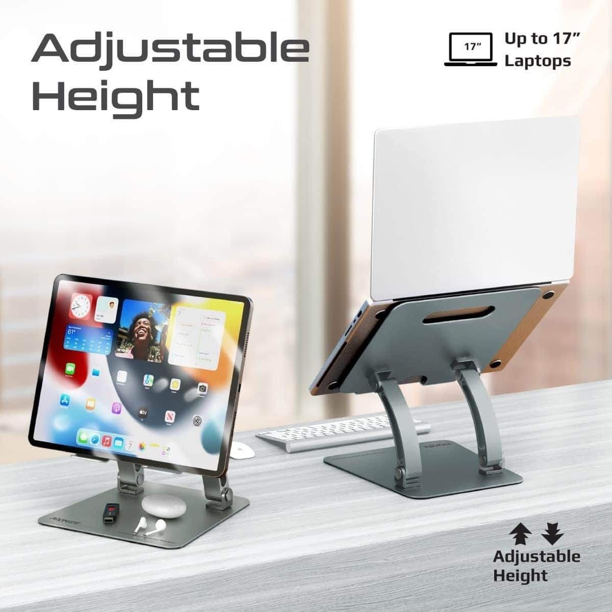 Promate DeskMate-7 Portable Aluminum Laptop Stand