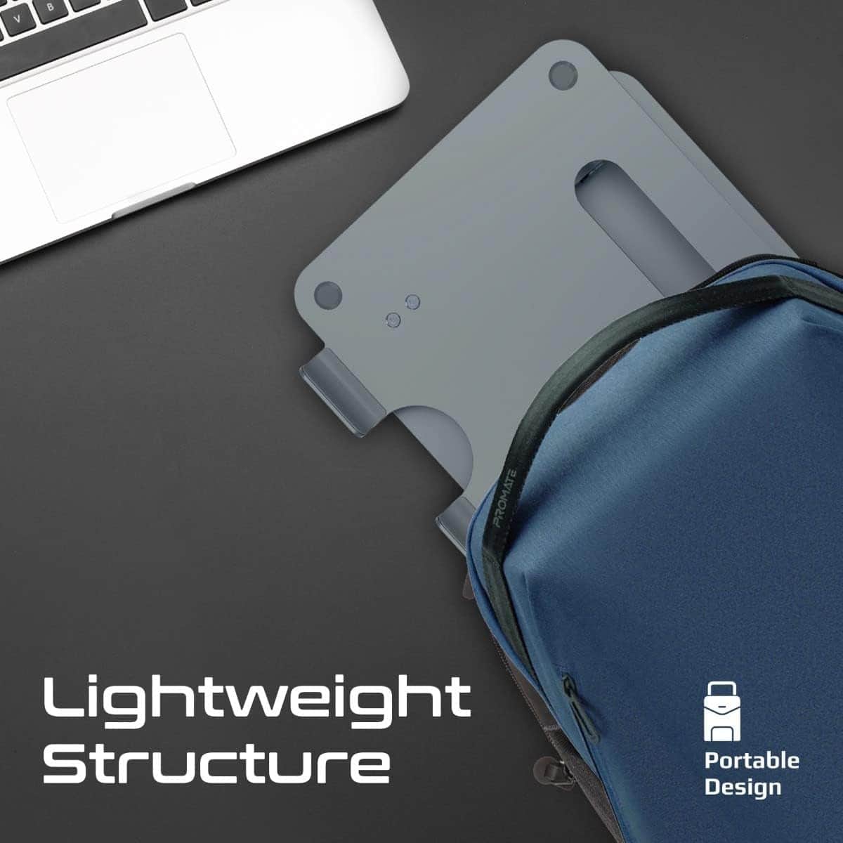 Promate DeskMate-7 Portable Aluminum Laptop Stand