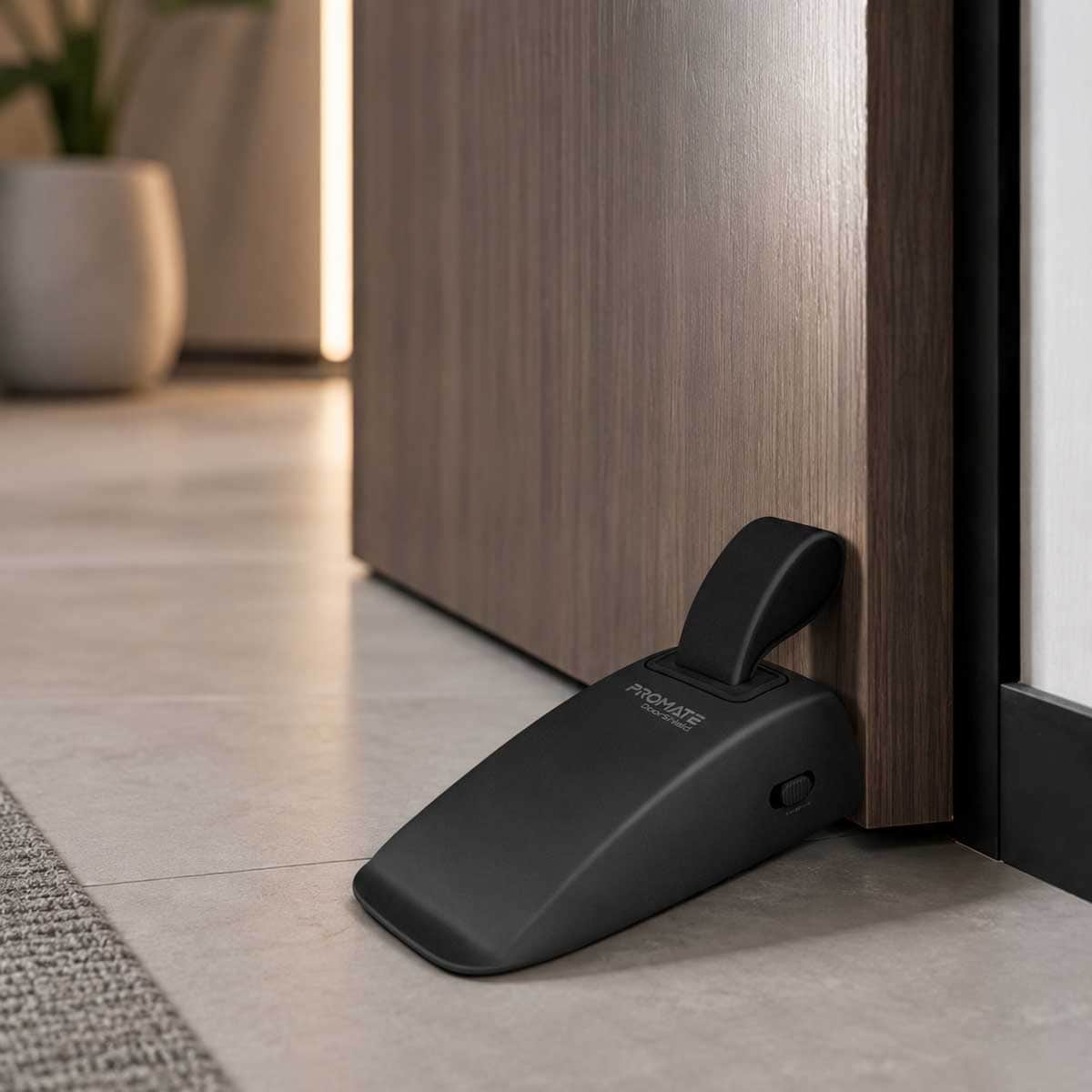 Promate DoorShield Black Portable Travel Door Alarm