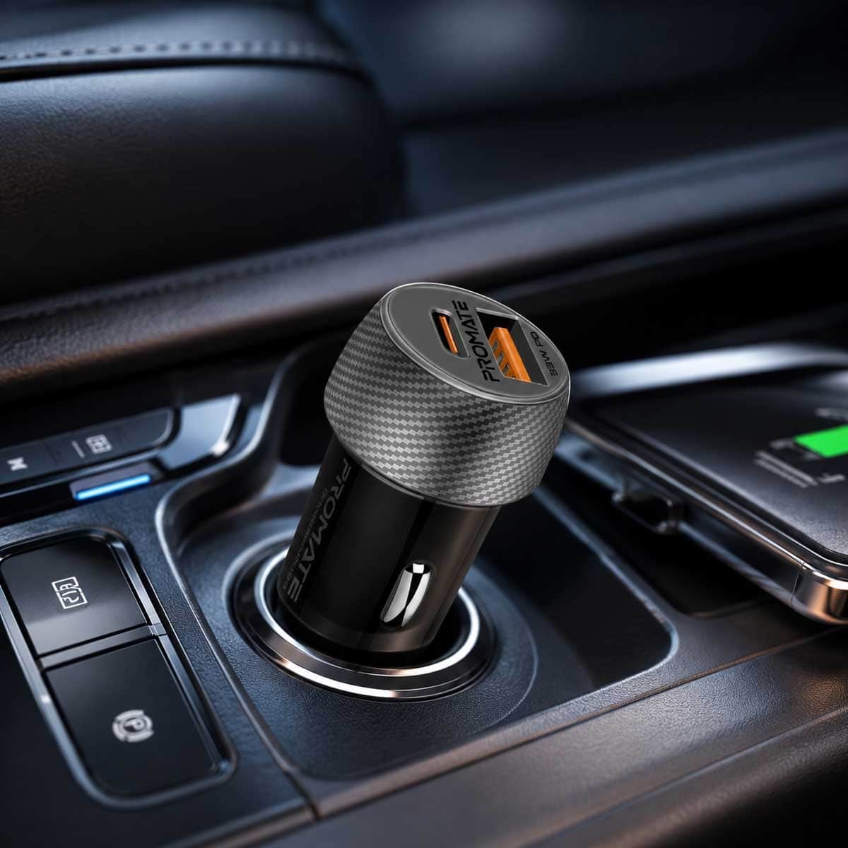 Promate DriveGear-PD33 33W USB-C Car Charger