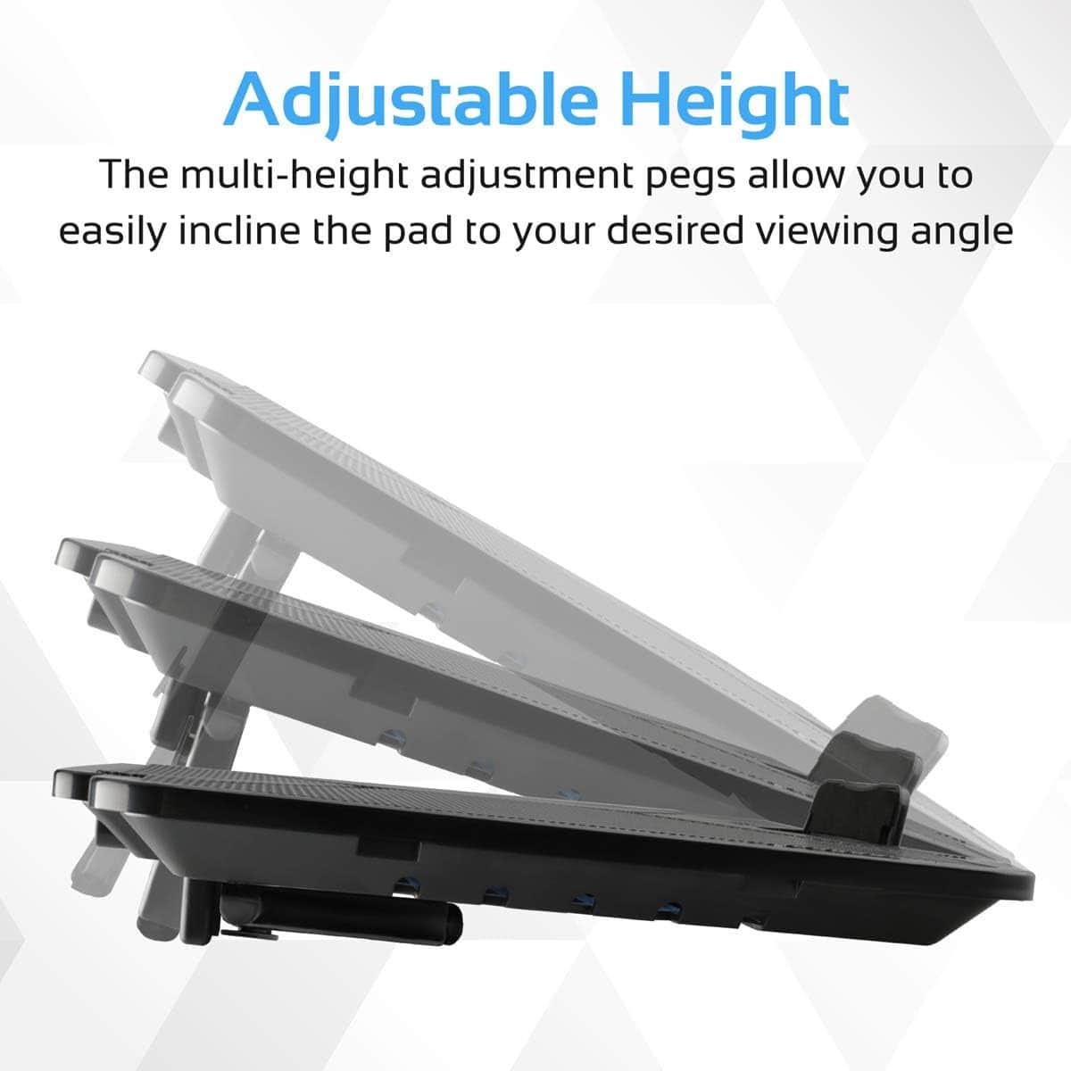 Promate Dual-Port Ultra-Quiet Laptop Cooling Stand