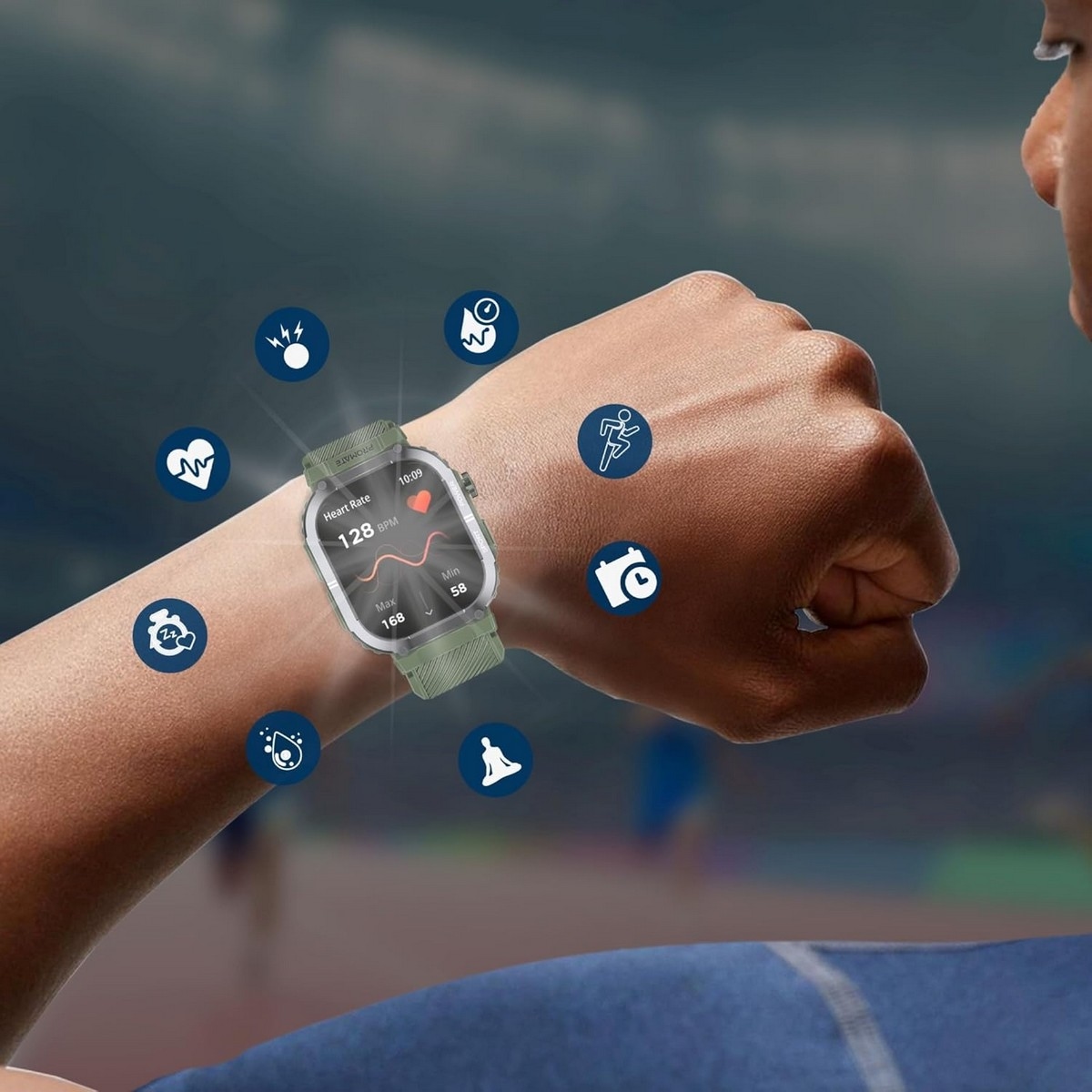 Promate Rugged Athletic Smartwatch