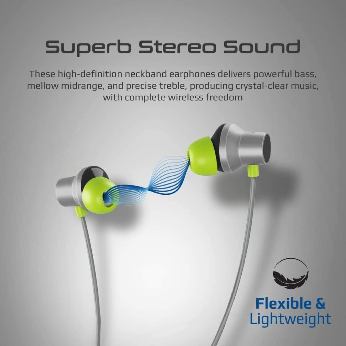 Promate Active Noise Cancelling Bluetooth Neckband