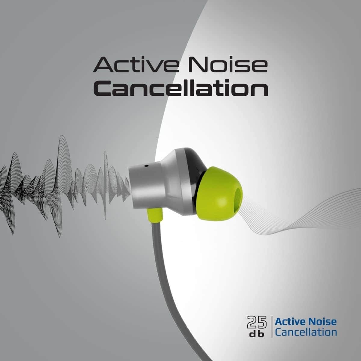 Promate Active Noise Cancelling Bluetooth Neckband