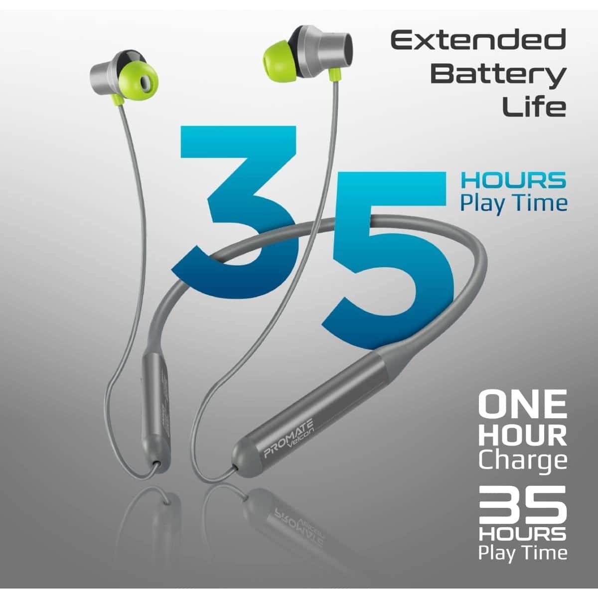 Promate Active Noise Cancelling Bluetooth Neckband