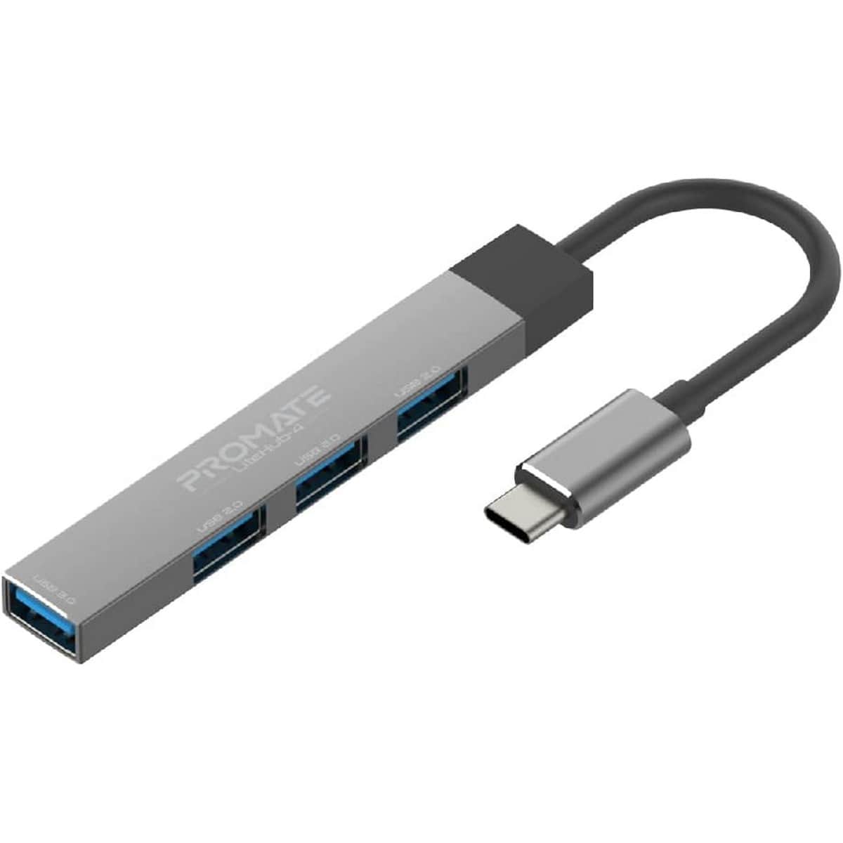 Promate LiteHub-4 4-in-1 USB-C Hub