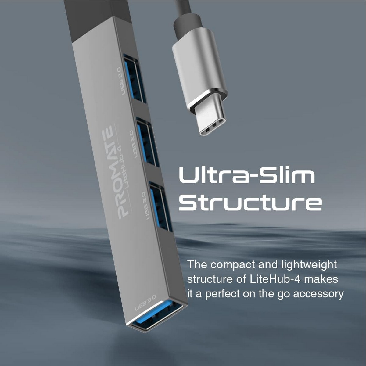 بروميت LiteHub-4 موزع USB-C 4 في 1
