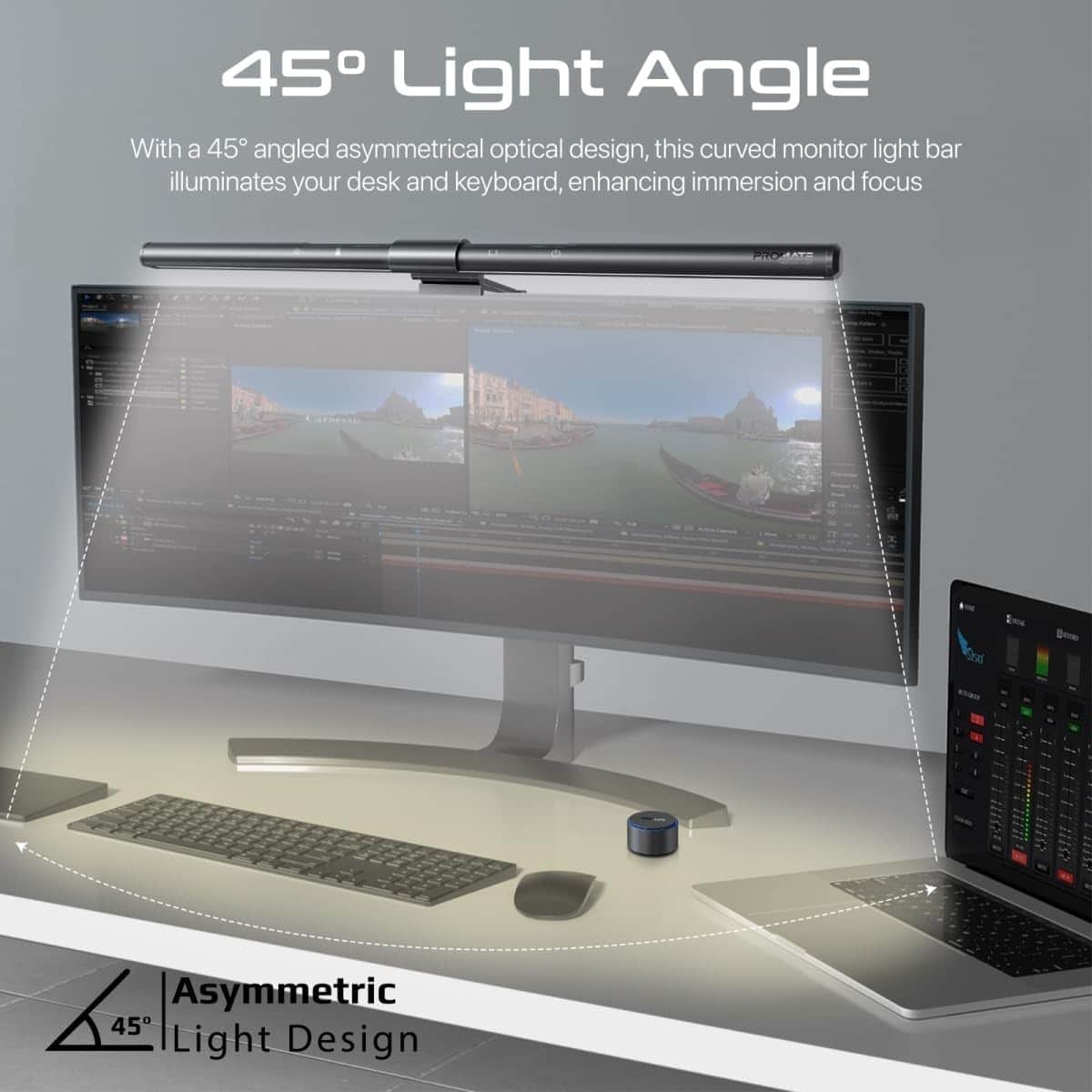 Promate Horizon-50 Eye Protection LED 50cm Monitor Light Bar