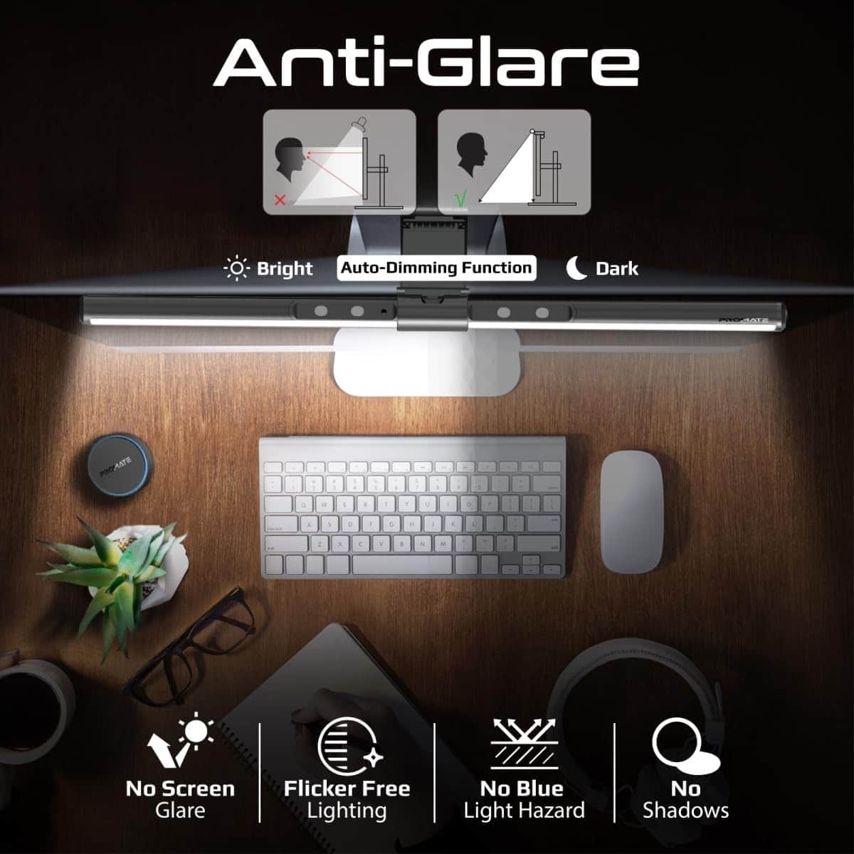 Promate Horizon-50 Eye Protection LED 50cm Monitor Light Bar