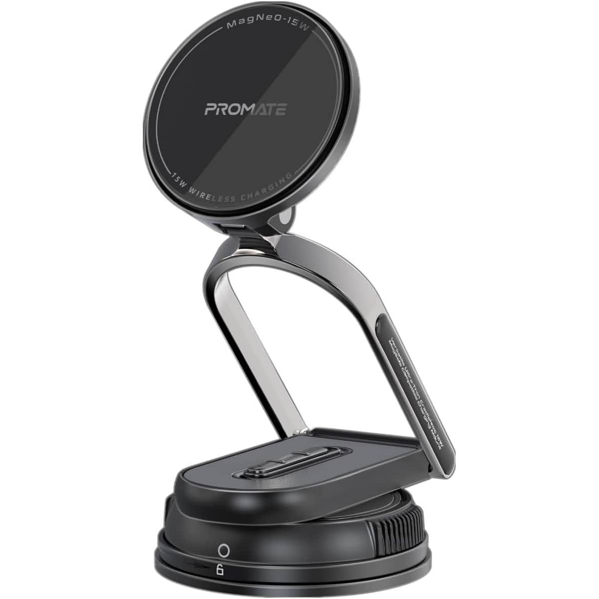 Promate MagNeo-15W Magnetic Wireless Phone 15W Car Charger