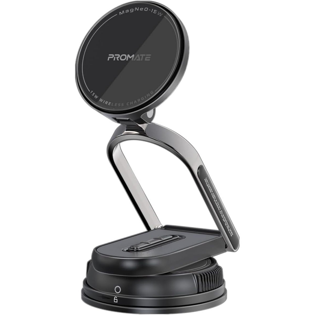 Promate MagNeo-15W Magnetic Wireless Phone 15W Car Charger