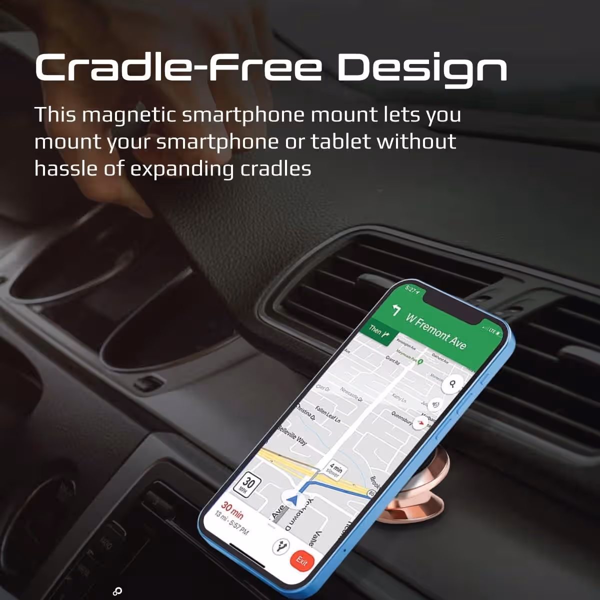 Promate Magnetto-3 Dashboard Magnetic Car Phone Holder