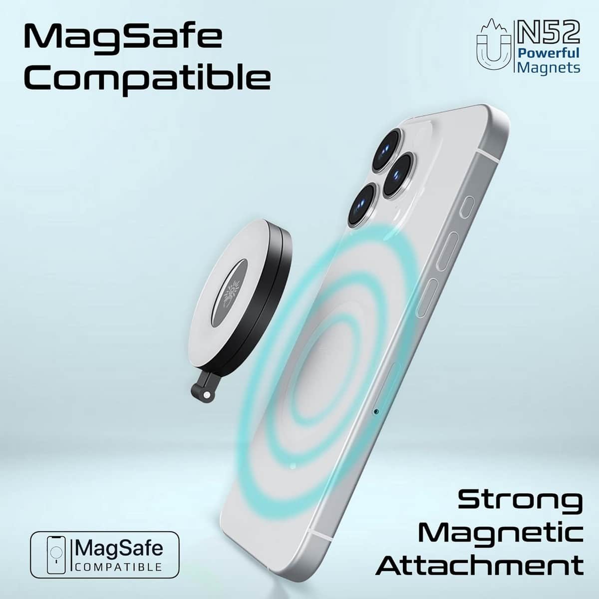 Promate MagSafe Magnetic LED Ring Selfie Light