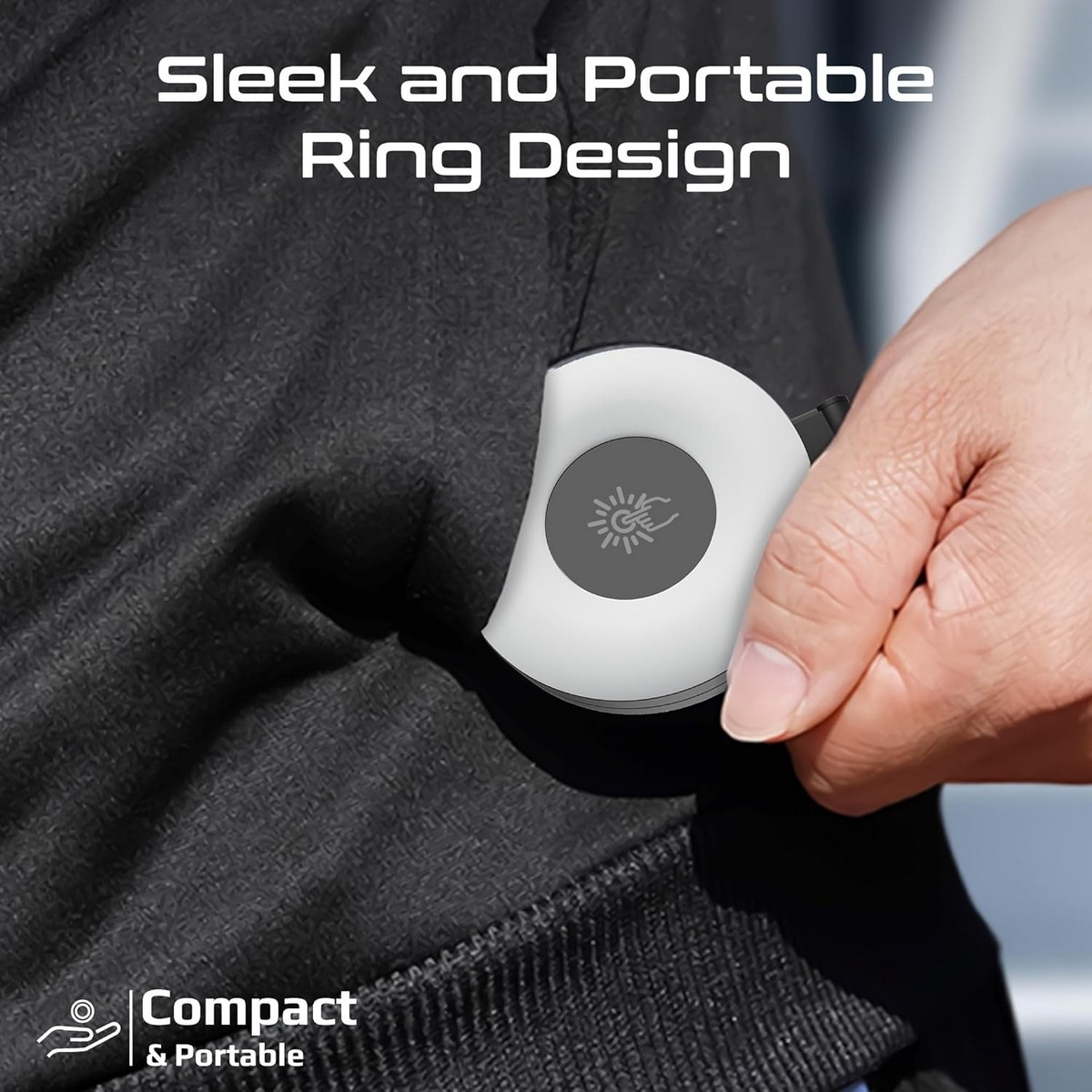 Promate MagSafe Magnetic LED Ring Selfie Light