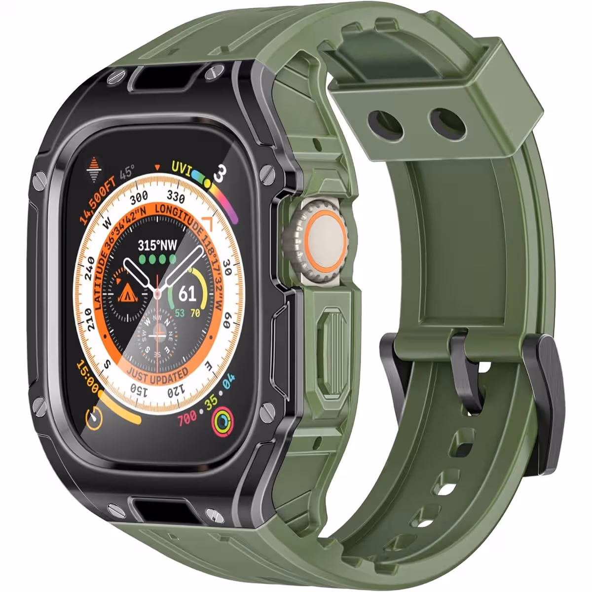 Promate Apple Watch Case & Band for Apple Watch Ultra 1 & 2