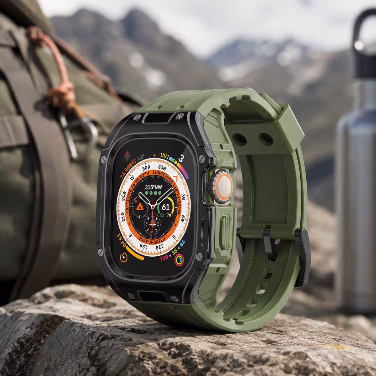 Promate Apple Watch Case & Band for Apple Watch Ultra 1 & 2