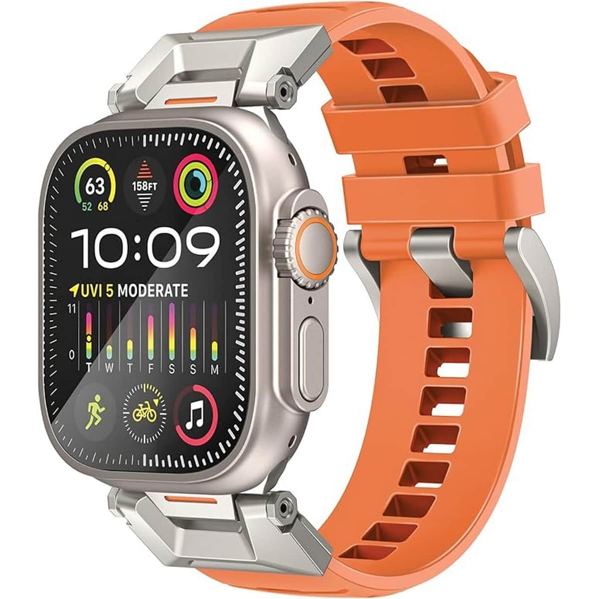 Promate Adjustable Rubber Apple Watch Band